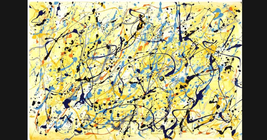 Jackson Pollock painting