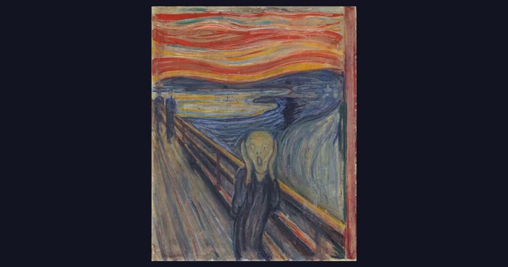 The Scream by Edvard Munch (1893)